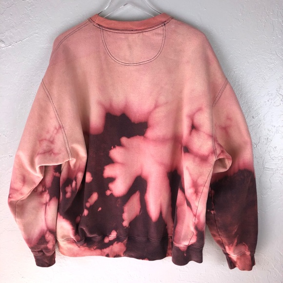 CUSTOM Gap Tie Dye Gray Crewneck Sweatshirt XL - Picture 9 of 12